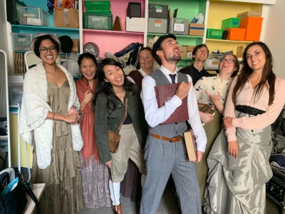 Getting ready for the show